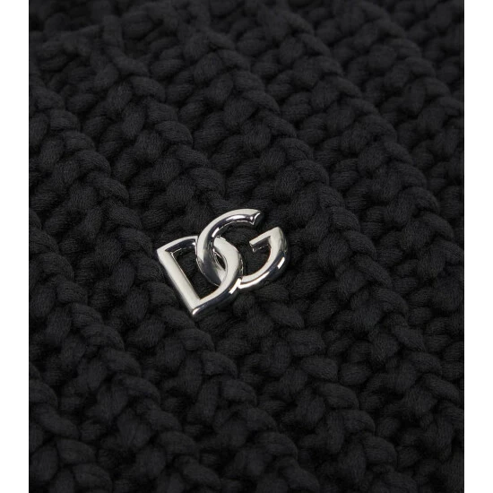 Dolce&Gabbana Embellished Cotton-blend Beanie - Image 2