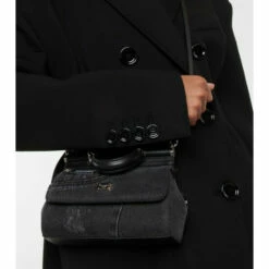 Dolce&Gabbana Sicily Denim And Leather Tote Bag