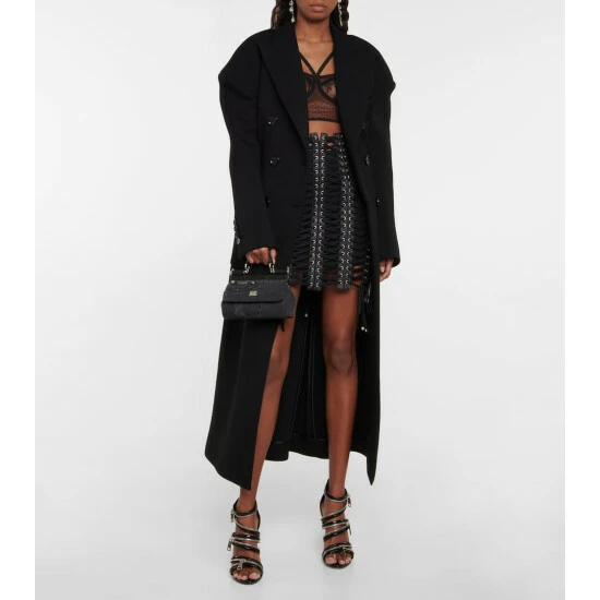 Dolce&Gabbana Sicily Denim And Leather Tote Bag - Image 4