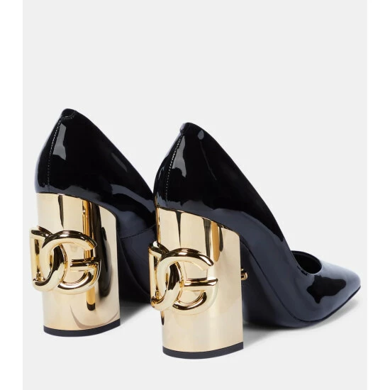Dolce&Gabbana Jackie 105mm Patent Leather Pumps - Image 2