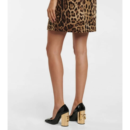 Dolce&Gabbana Jackie 105mm Patent Leather Pumps - Image 3