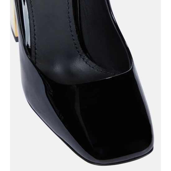 Dolce&Gabbana Jackie 105mm Patent Leather Pumps - Image 5