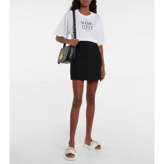 Dolce&Gabbana Embellished Rubber Slides