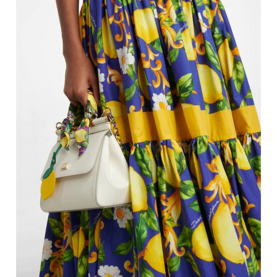Dolce&Gabbana Printed Cotton Poplin Maxi Skirt - Image 3