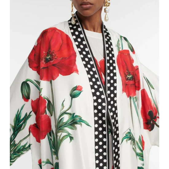 Dolce&Gabbana Printed Silk Kimono - Image 3