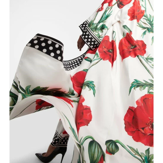 Dolce&Gabbana Printed Silk Kimono - Image 4