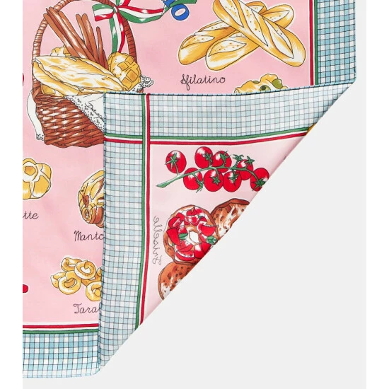 Dolce&Gabbana Printed Silk Twill Scarf - Image 3