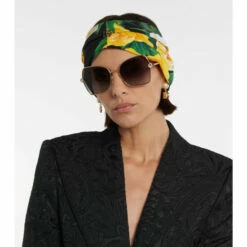 Dolce&Gabbana Floral Jersey Headband