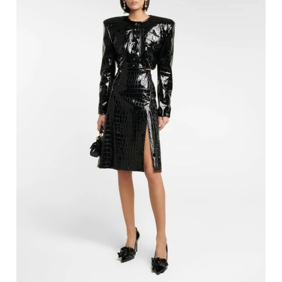 Dolce&Gabbana Embellished Patent Leather Pumps