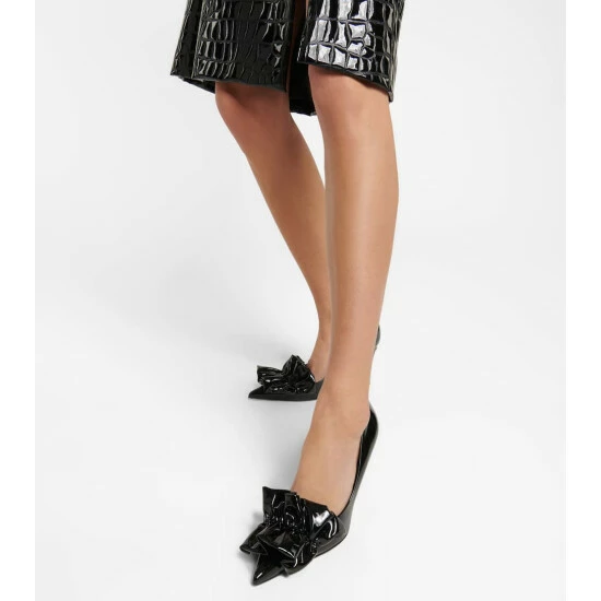 Dolce&Gabbana Embellished Patent Leather Pumps - Image 3