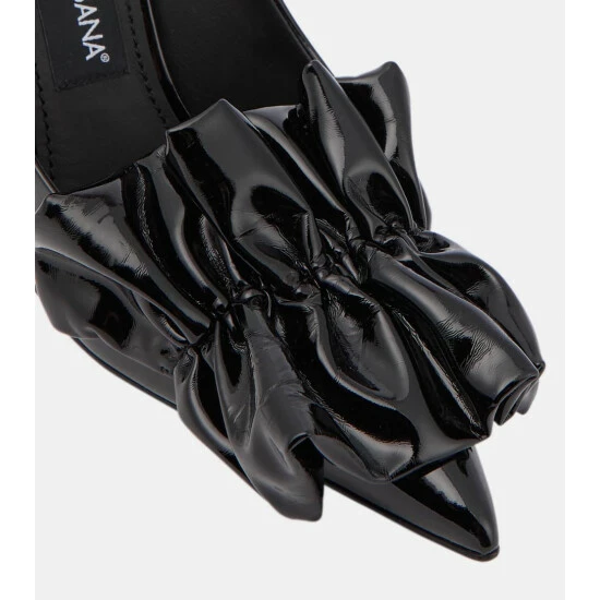 Dolce&Gabbana Embellished Patent Leather Pumps - Image 5