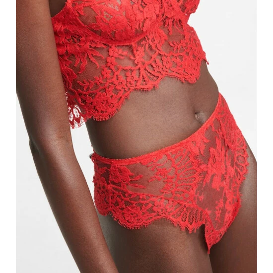 Dolce&Gabbana High-rise Lace Briefs - Image 3