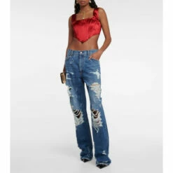 Dolce&Gabbana Satin Corset Top