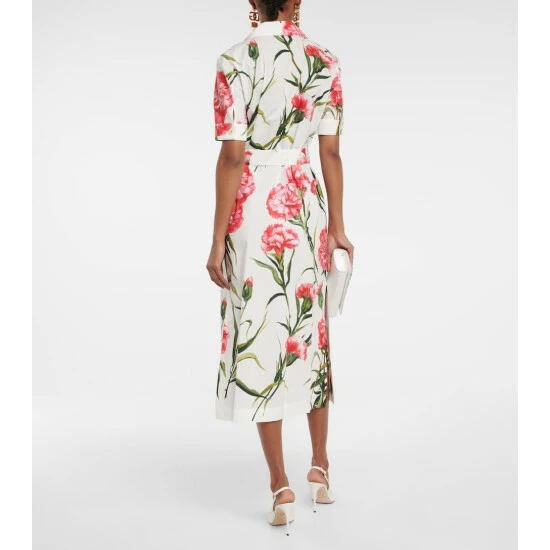Dolce&Gabbana Floral-printed Cotton Shirt Dress - Image 2