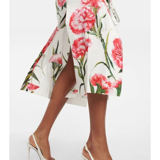 Dolce&Gabbana Floral-printed Cotton Shirt Dress - Image 5