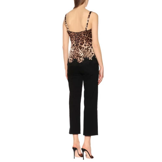 Dolce&Gabbana Leopard-print Silk-blend Camisole - Image 2