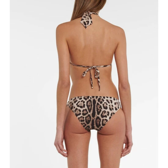 Dolce&Gabbana Leopard-print Bikini Bottoms - Image 2