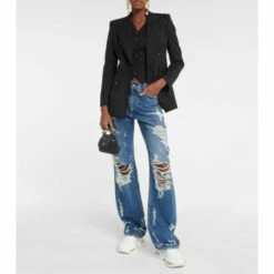 Dolce&Gabbana Airmaster Suede-trimmed Sneakers