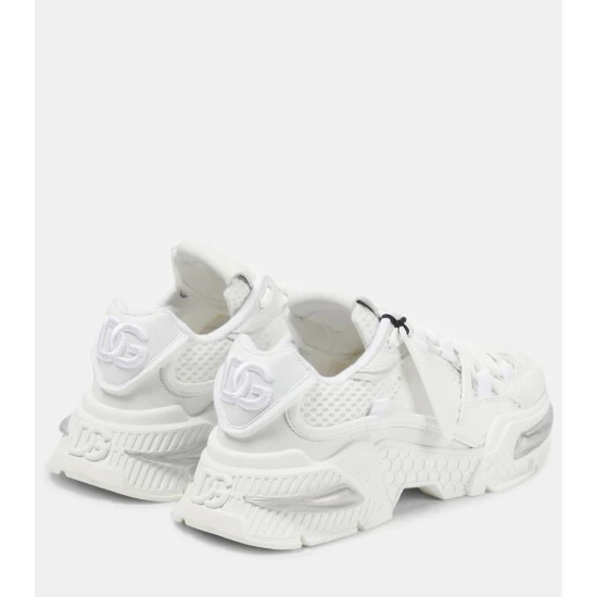 Dolce&Gabbana Airmaster Suede-trimmed Sneakers - Image 2