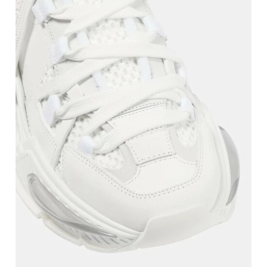 Dolce&Gabbana Airmaster Suede-trimmed Sneakers - Image 5