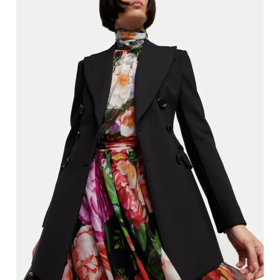 Dolce&Gabbana Double-breasted Crêpe Blazer - Image 3