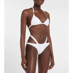 Dolce&Gabbana Logo Triangle Bikini Top