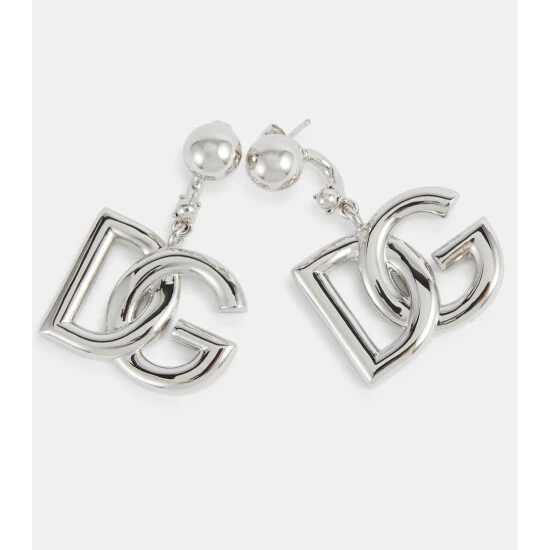 Dolce&Gabbana DG Hoop Logo Earrings - Image 3
