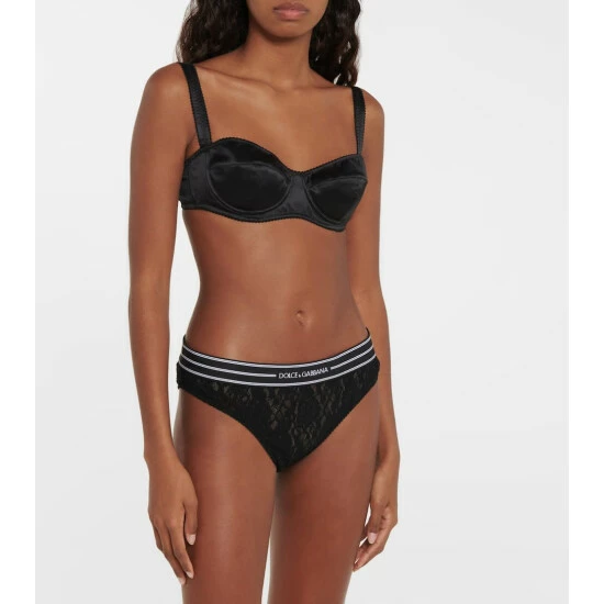 Dolce&Gabbana Silk-blend Satin Bra