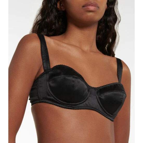 Dolce&Gabbana Silk-blend Satin Bra - Image 3