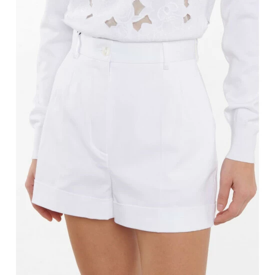 Dolce&Gabbana High-rise Cotton Gabardine Shorts - Image 3