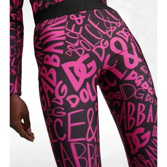 Dolce&Gabbana Logo-print Ski Leggings - Image 2
