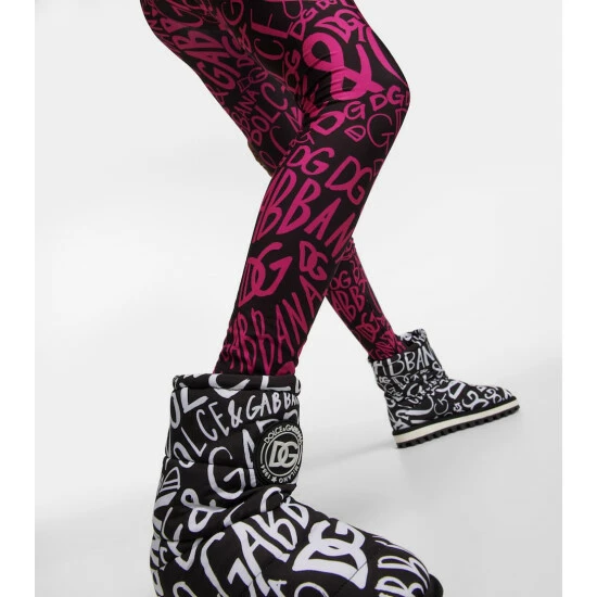 Dolce&Gabbana Logo-print Ski Leggings - Image 3