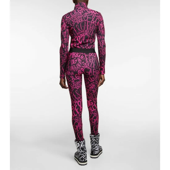 Dolce&Gabbana Logo-print Ski Leggings - Image 4