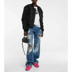 Dolce&Gabbana Portofino Leather Sneakers