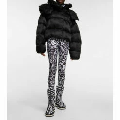Dolce&Gabbana Zebra-print Padded Nylon Snow Boots