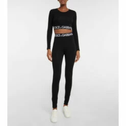 Dolce&Gabbana Logo Cotton-blend Leggings