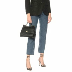 Dolce&Gabbana Sicily Medium Leather Shoulder Bag