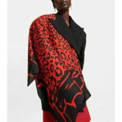 Dolce&Gabbana Leopard-print Silk Scarf