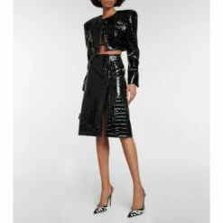 Dolce&Gabbana Embossed Midi Skirt