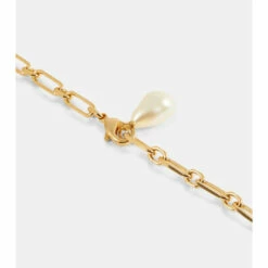 Dolce&Gabbana DG Faux Pearl Pendant Necklace