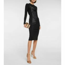 Dolce&Gabbana Kiera Metallic Leather Sandals