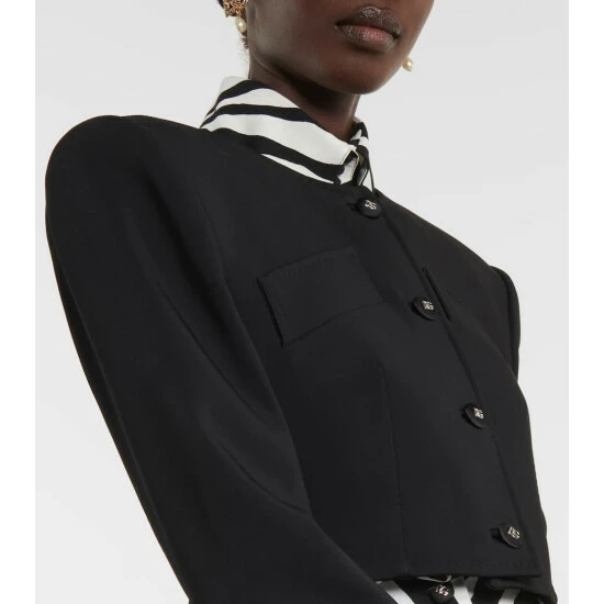 Dolce&Gabbana Cady Cropped Jacket - Image 3
