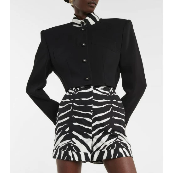 Dolce&Gabbana Cady Cropped Jacket - Image 4