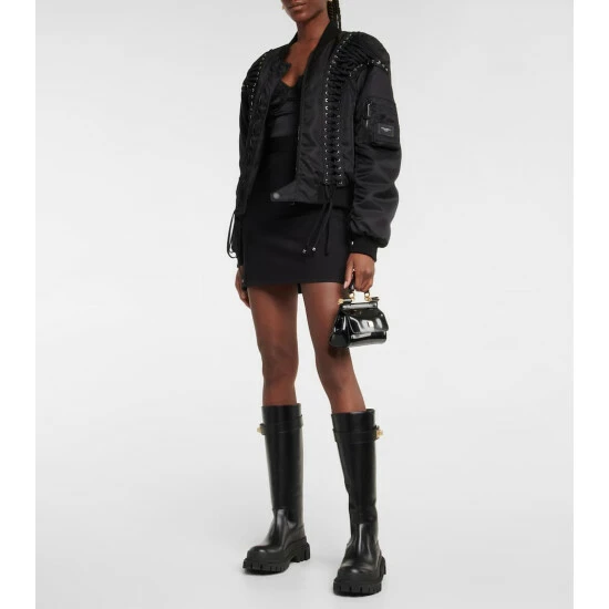 Dolce&Gabbana Leather Knee-high Boots