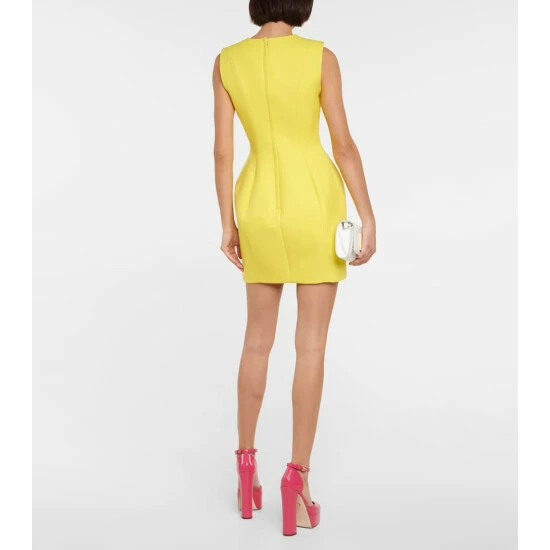 Dolce&Gabbana Sleeveless Virgin Wool Minidress - Image 2