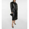 Dolce&Gabbana Belted Leather Coat