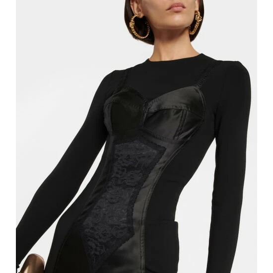 Dolce&Gabbana Corset-detail Midi Dress - Image 3