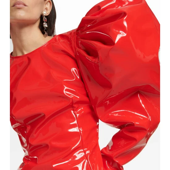 Dolce&Gabbana Patent Minidress - Image 4