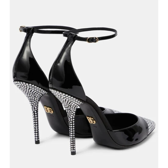 Dolce&Gabbana Cardinale 105 Patent Leather Pumps - Image 2