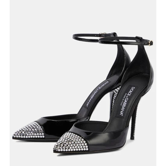 Dolce&Gabbana Cardinale 105 Patent Leather Pumps - Image 4